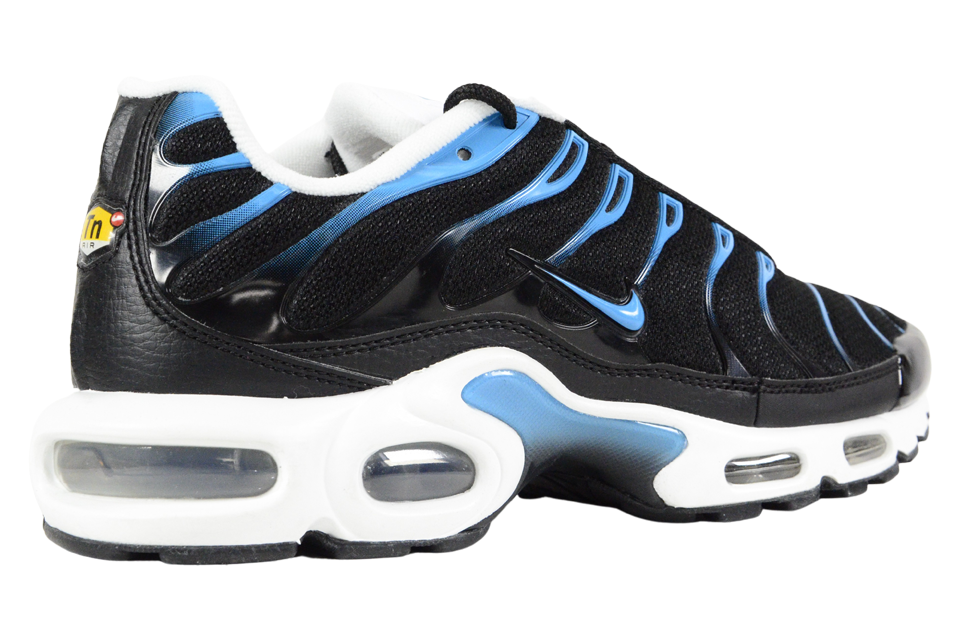 NIKE AIR MAX PLUS "BLACK LASER BLUE"