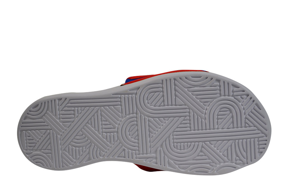 NIKE ULTRA COMFORT 3 SLIDE "Black/Racer blue-red"