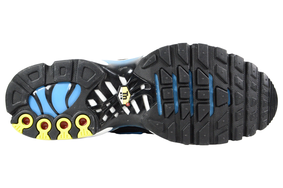 NIKE AIR MAX PLUS "BLACK LASER BLUE"