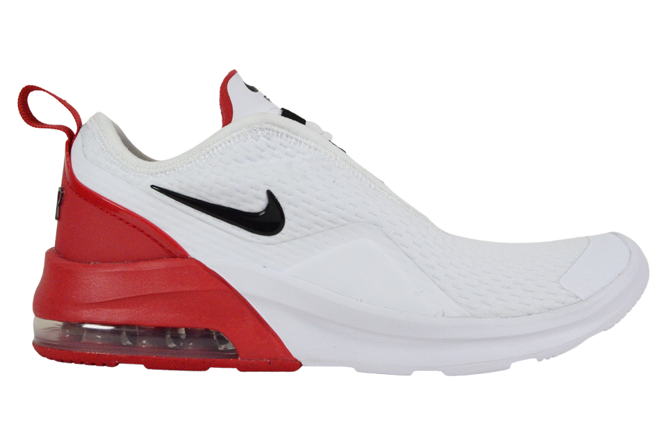 NIKE AIR MAX MOTION 2 (GS) "WHITE BLACK/UNIVERSITY RED"
