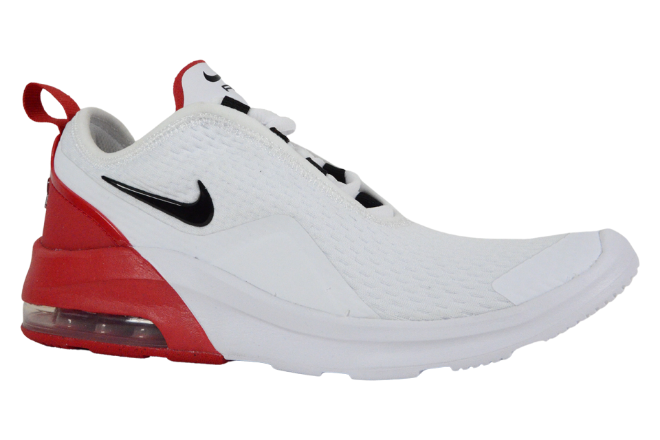 NIKE AIR MAX MOTION 2 (GS) "WHITE BLACK/UNIVERSITY RED"