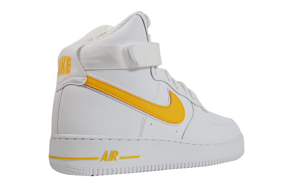 NIKE AIR FORCE 1 HIGH '07 3 "White/University Gold" by Nike Air Force 1