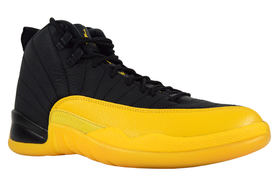 AIR JORDAN 12 RETRO "BLACK UNIVERSITY GOLD"