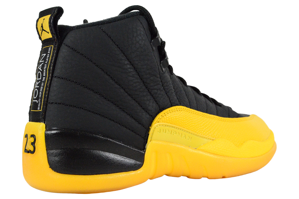 AIR JORDAN 12 RETRO "BLACK UNIVERSITY GOLD"