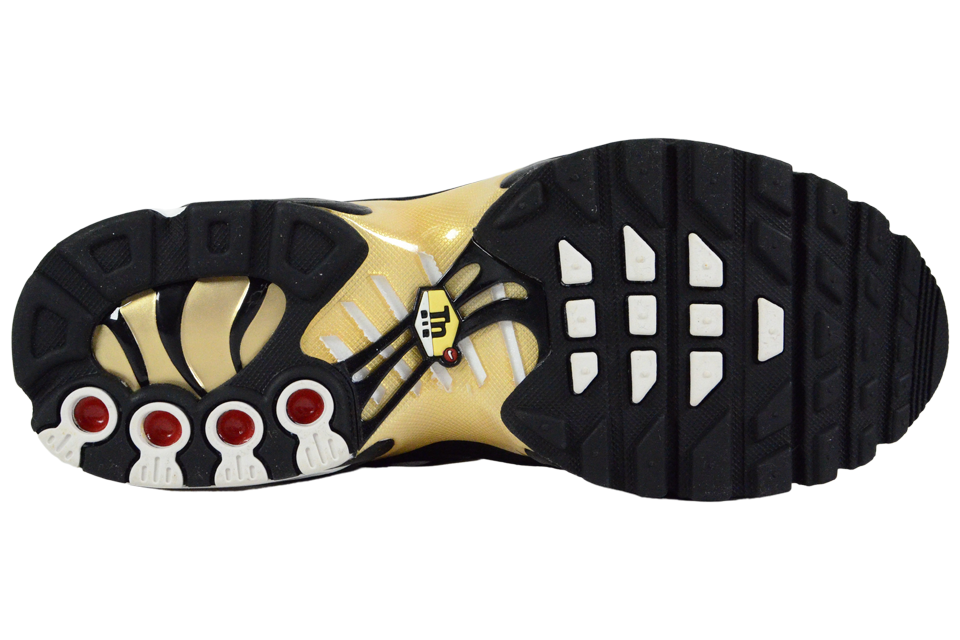 NIKE AIR MAX PLUS (GS) "WHITE METALLIC GOLD"