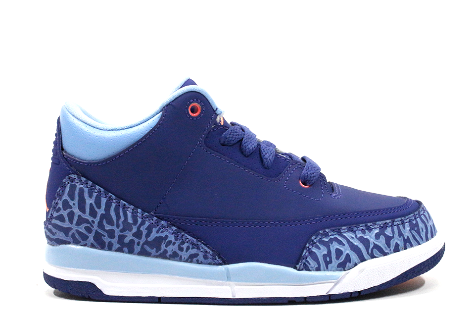 Nike Girls Jordan 3 Retro (PS) "Purple"
