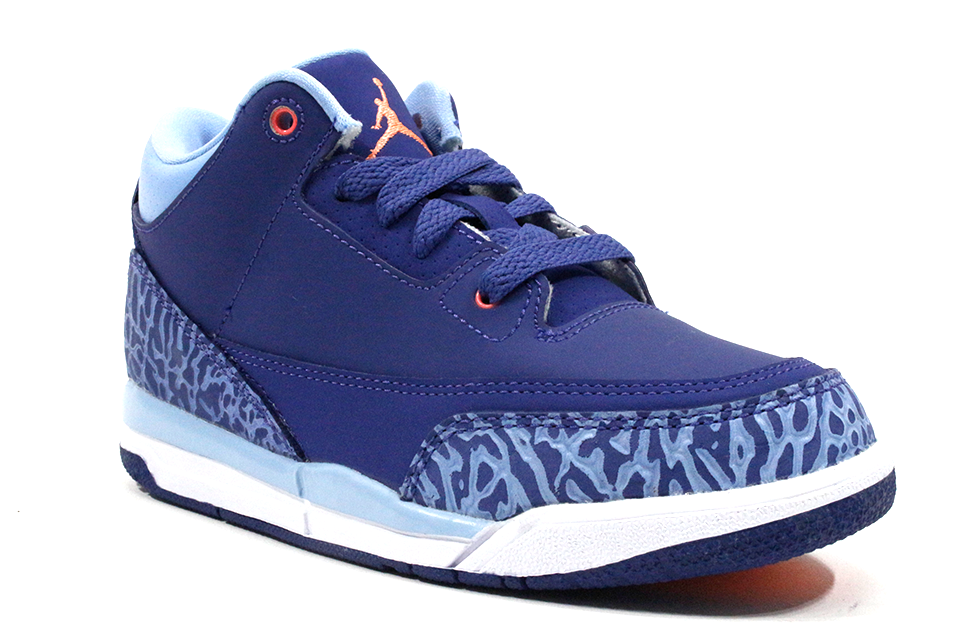 Nike Girls Jordan 3 Retro (PS) "Purple"