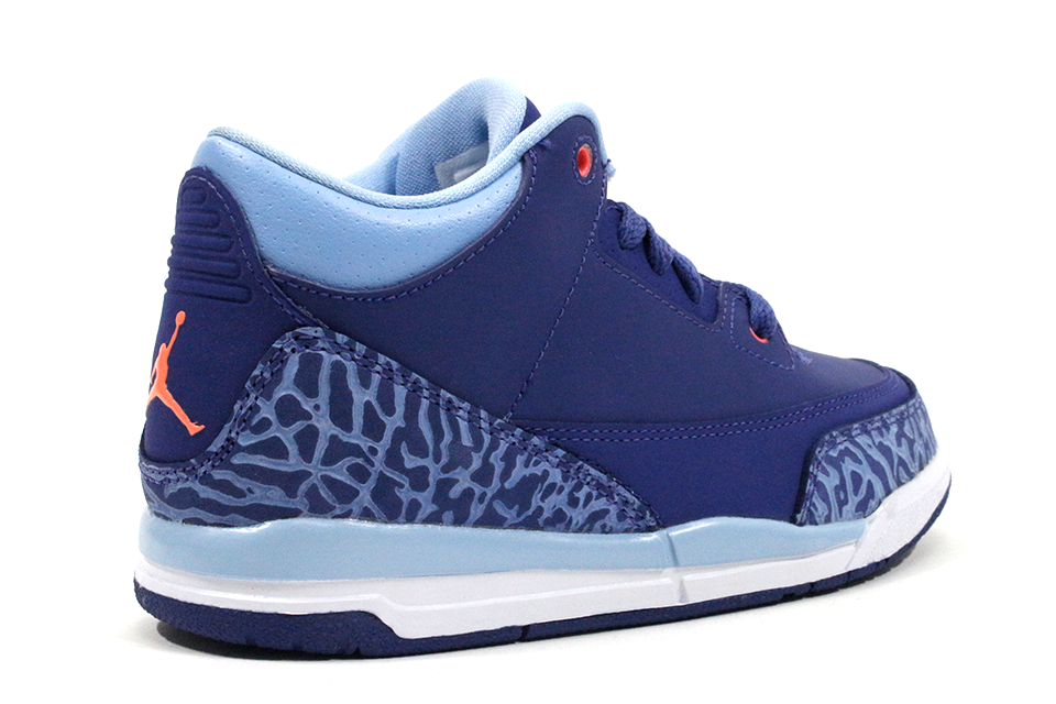 Nike Girls Jordan 3 Retro (PS) "Purple"