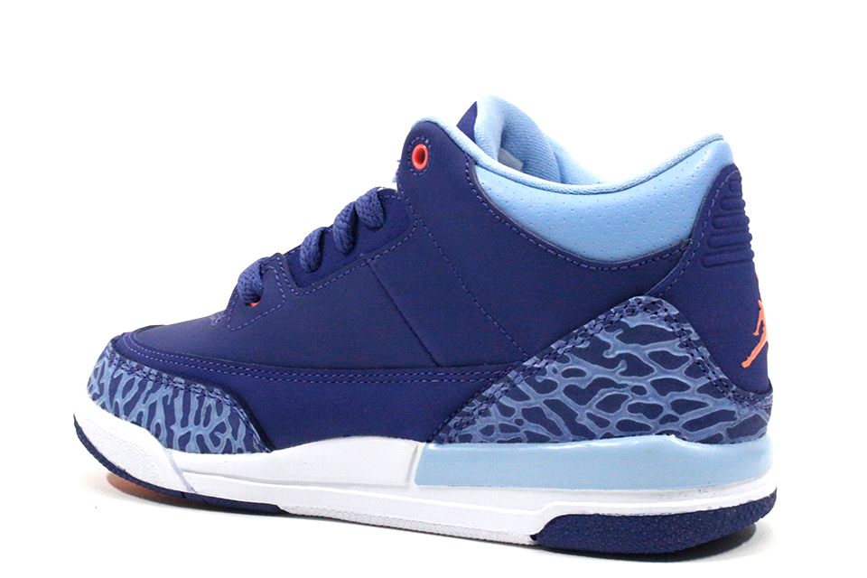 Nike Girls Jordan 3 Retro (PS) "Purple"