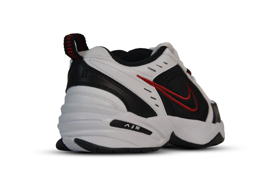 NIKE AIR MONARCH IV (4E) SNEAKER "White/Black"