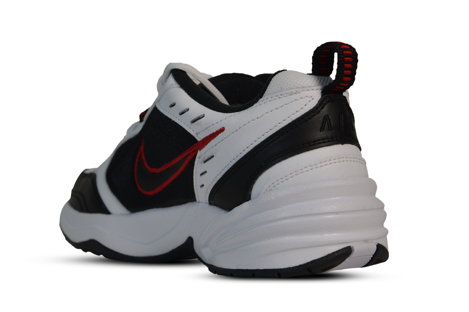 NIKE AIR MONARCH IV (4E) SNEAKER "White/Black"