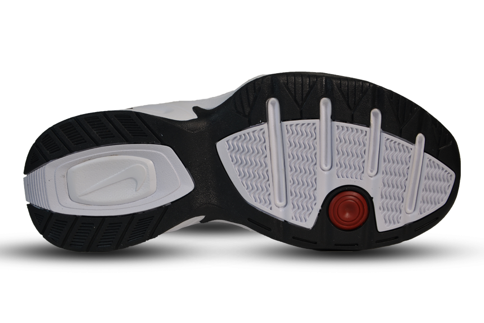 NIKE AIR MONARCH IV (4E) SNEAKER "White/Black"