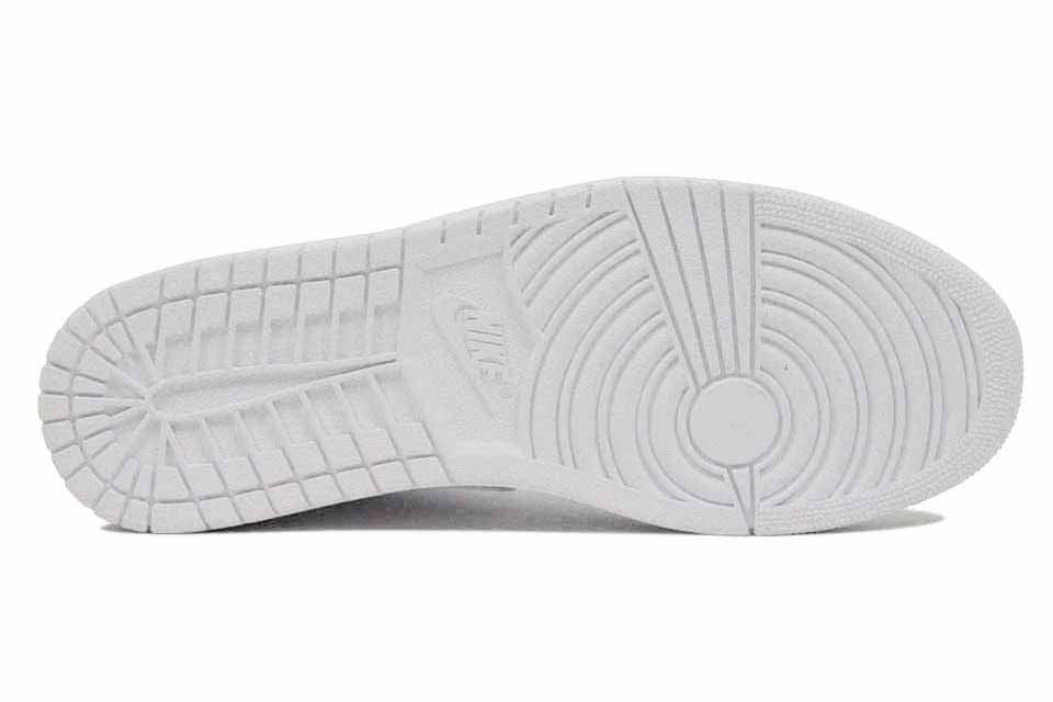 Air  Jordan 1 Mid  "White/White"