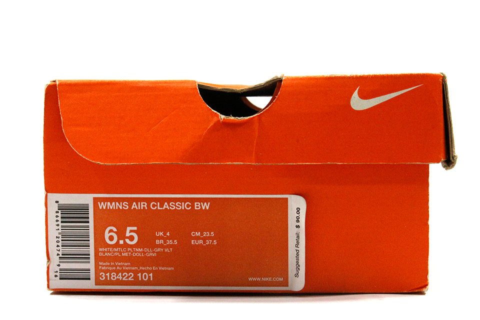 Nike Air Classic BW "White-Mtlc-Pltnm" Wmns