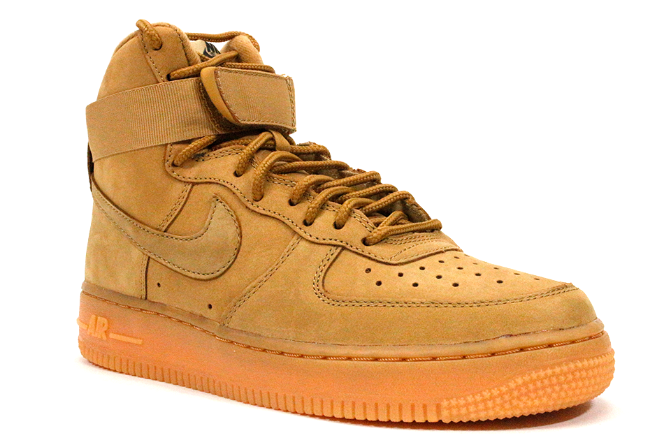 Nike Air Force 1 HI Wmns PRM "Flax"