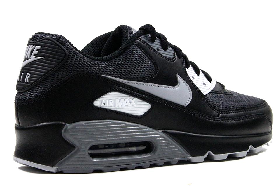 Nike Air Max 90 Essential "Black/Wolf Grey" by Nike Air Max