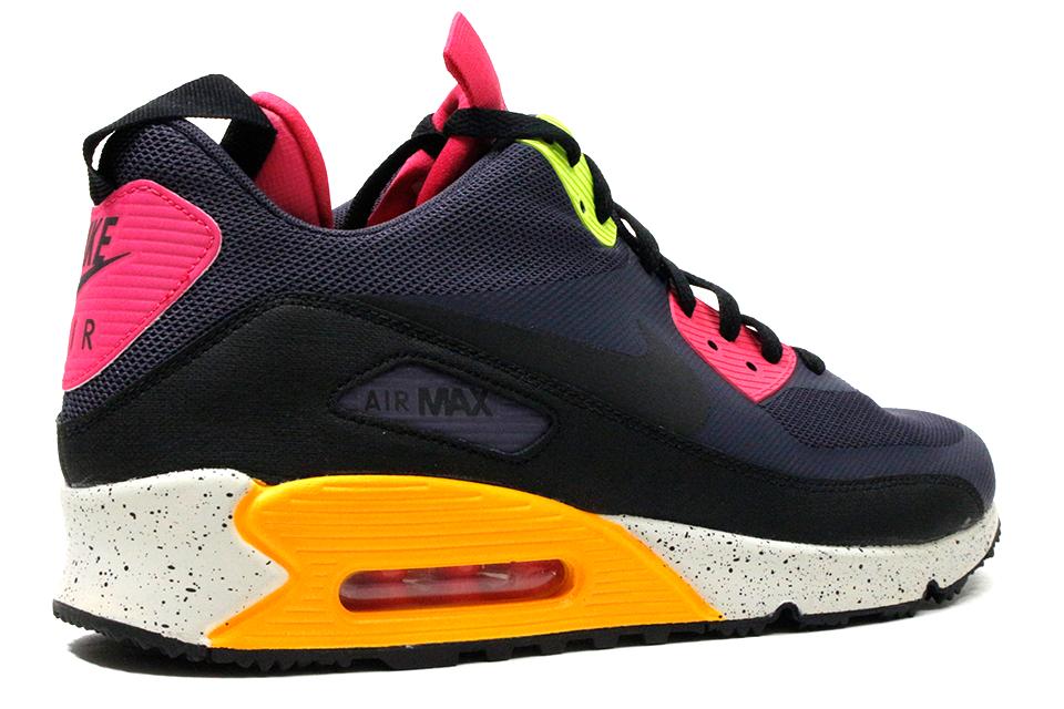 Nike Air Max 90 Sneakerboot NS "Gridiron/Black Pink"