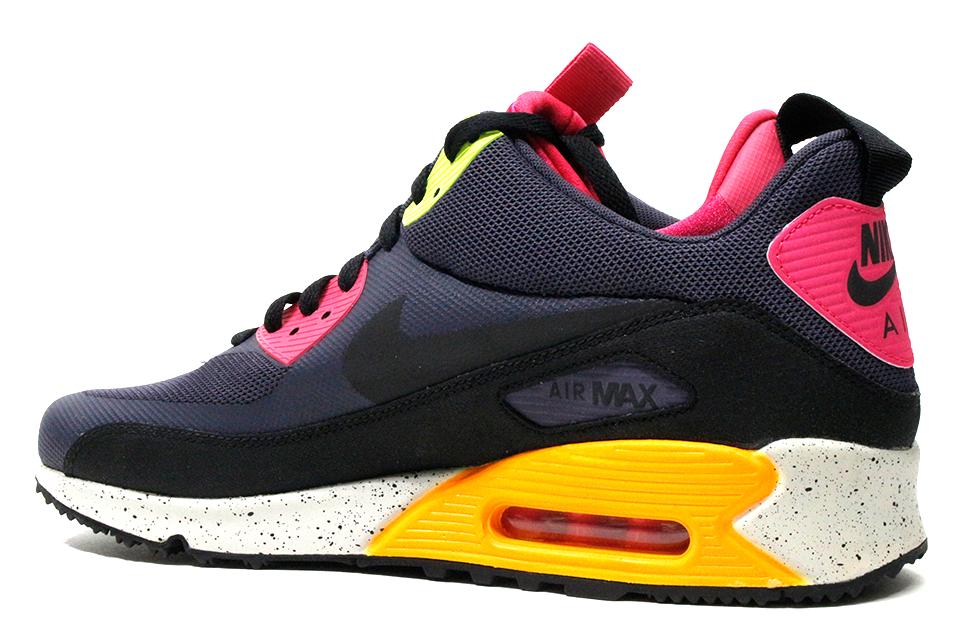 Nike Air Max 90 Sneakerboot NS "Gridiron/Black Pink"