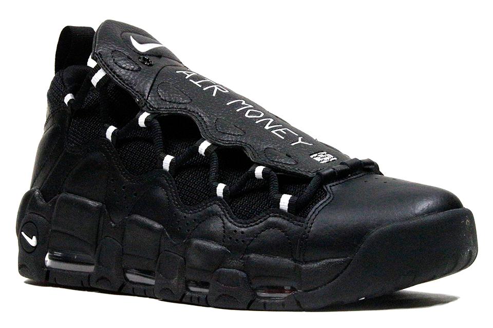 Nike Air More Money "Black/Metallic Silver"