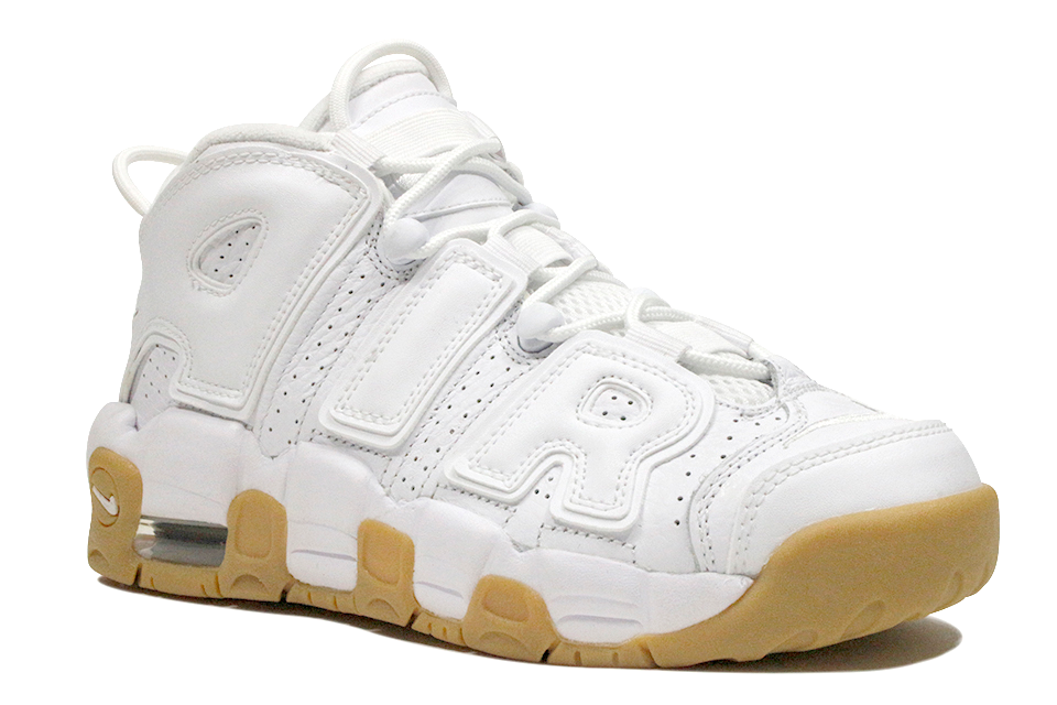 Nike Air More Uptempo âWhite Gum Bottomâ (GS)