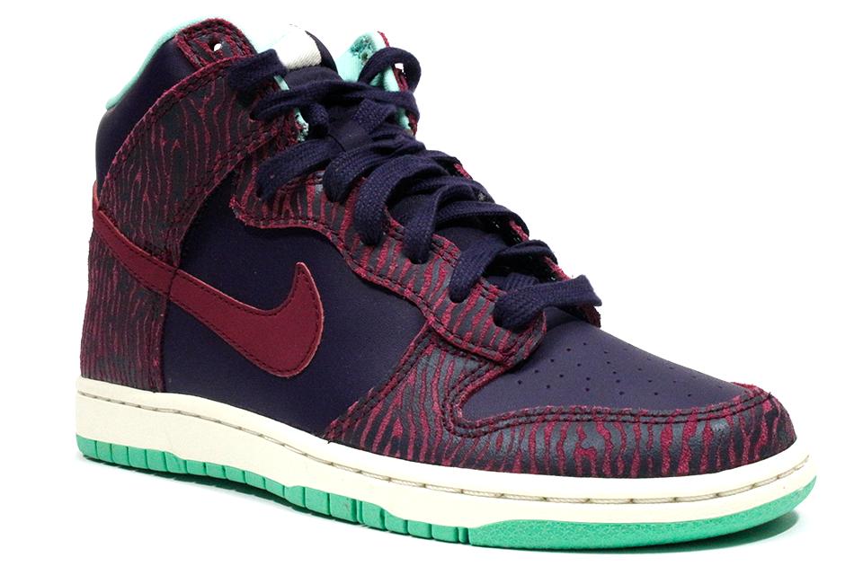 Nike Dunk HI Wmns Skinny Print âPurple/Dynastyâ