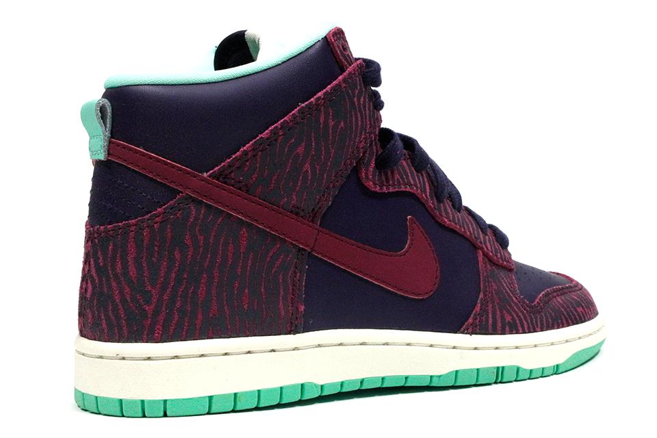Nike Dunk HI Wmns Skinny Print âPurple/Dynastyâ