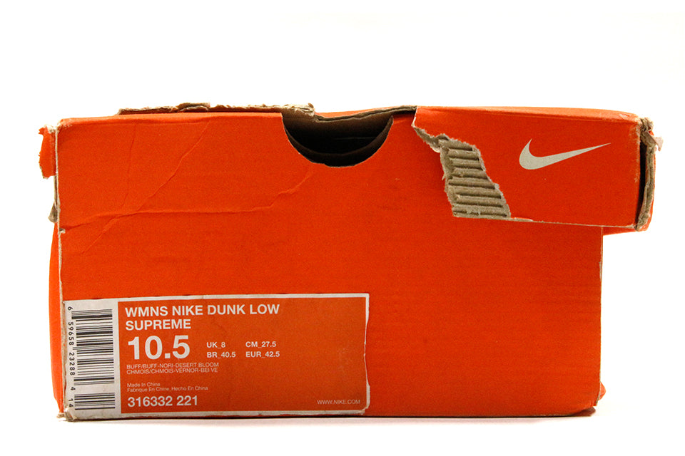 Nike Dunk Low Supreme "Buff-Nori Desert Bloom" Wmns