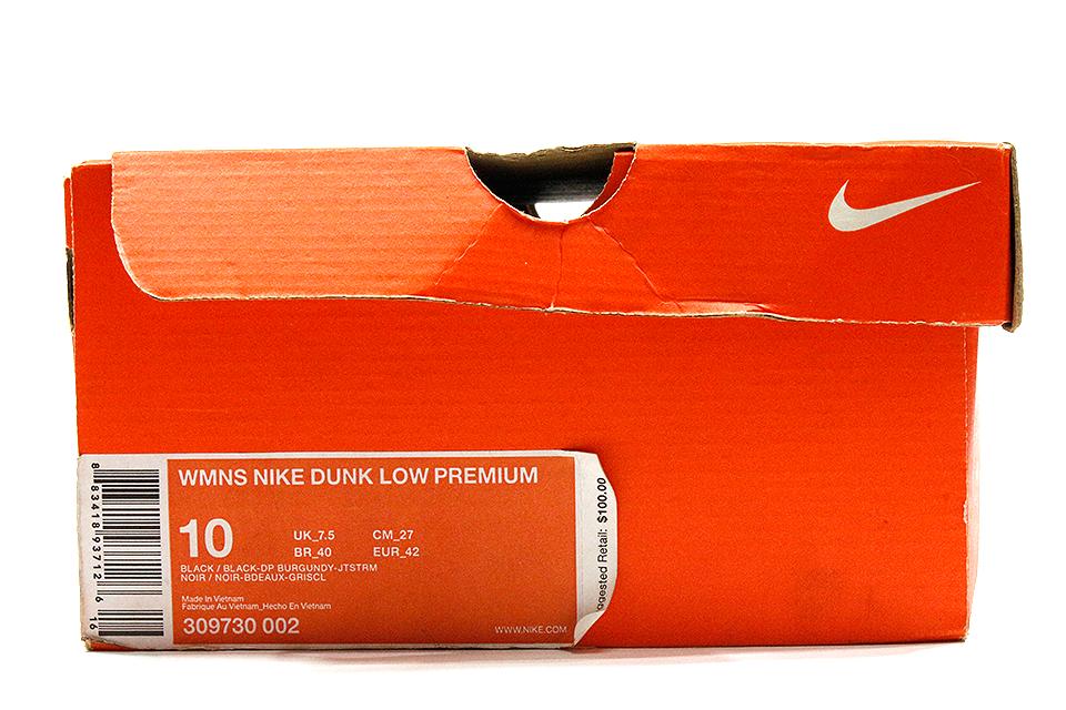 Nike Dunk Low "Black/DP" Wmns Premium