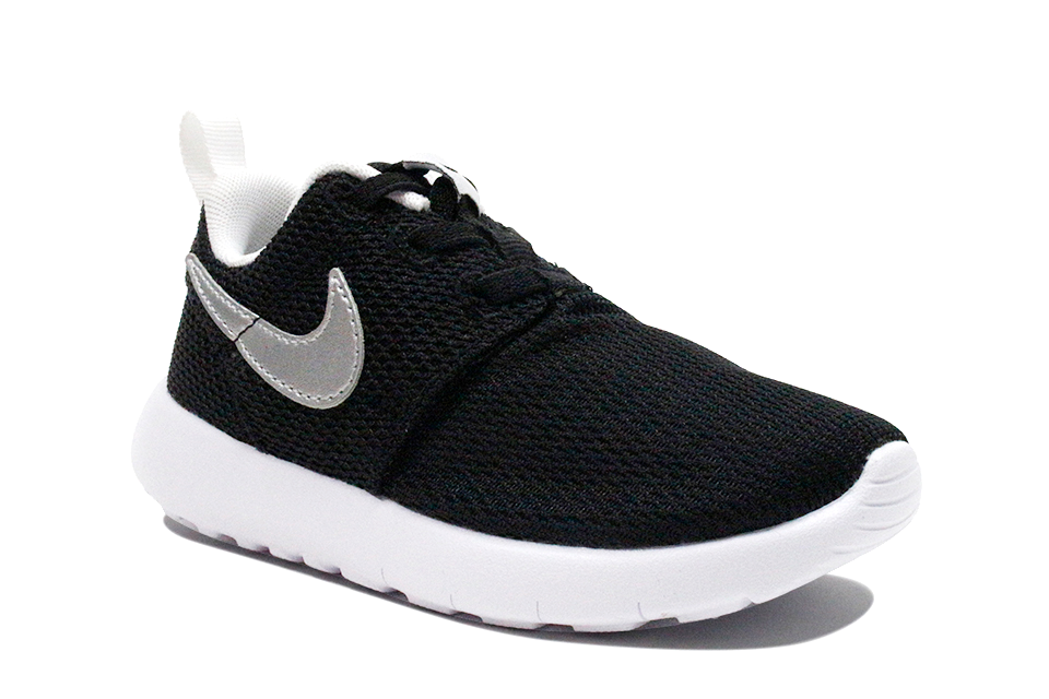 NIKE ROSHE 1 (TD) "Black/Metallic Silver"