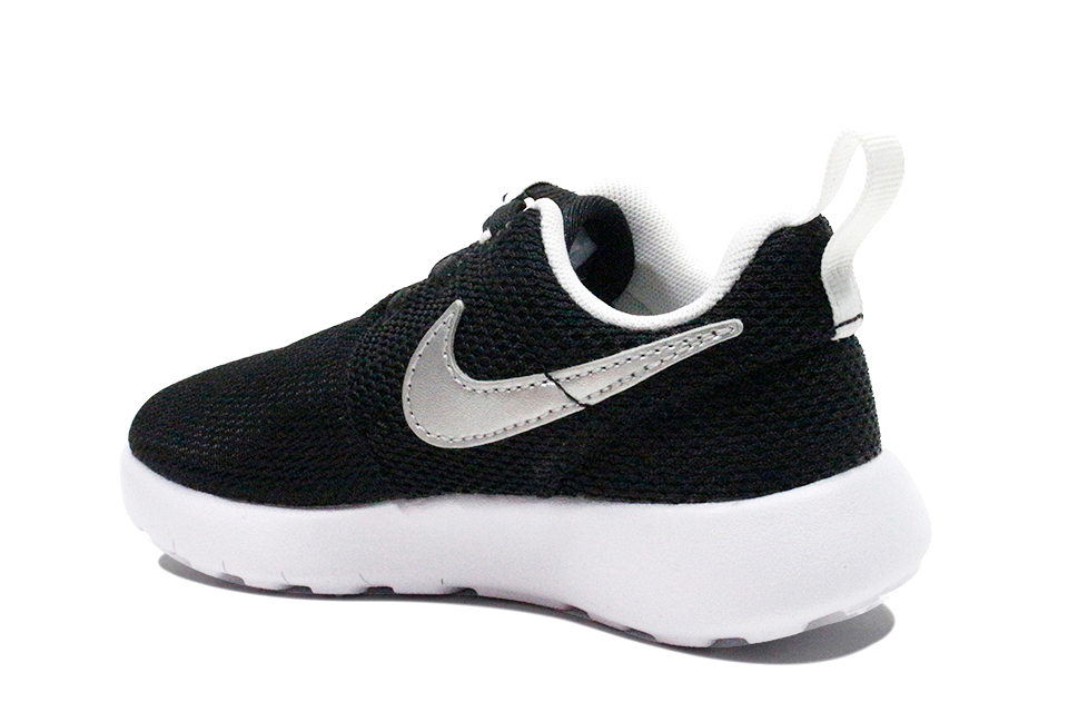 NIKE ROSHE 1 (TD) "Black/Metallic Silver"
