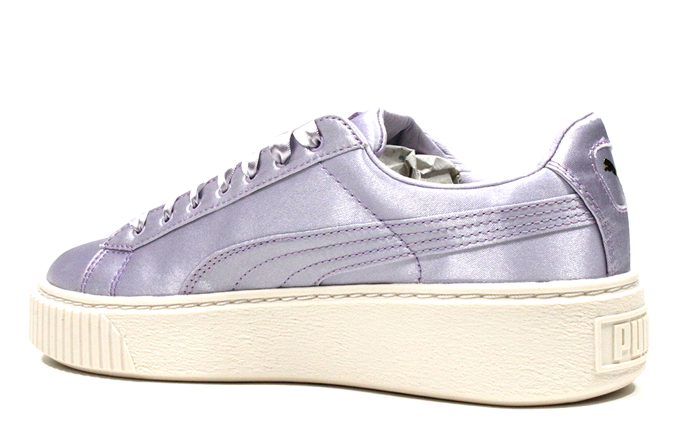 Puma Basket Platform Satin "Thistle-Gold" Wmns