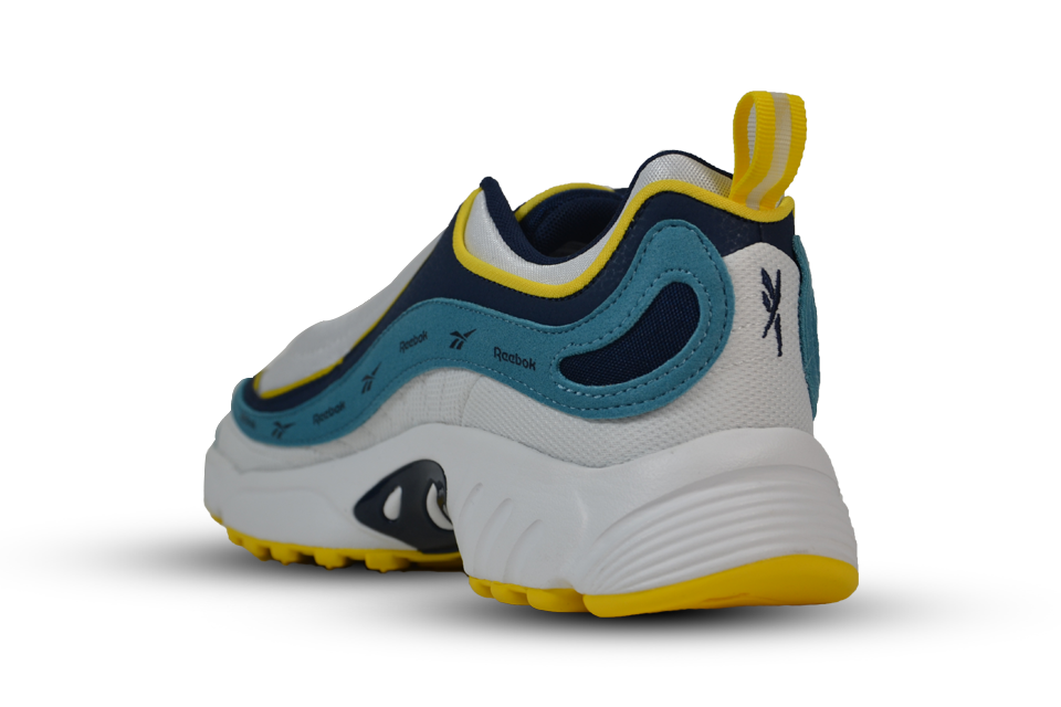 REEBOK DMX DAYTONA VECTOR "White/Navy/Mist/Yellow"