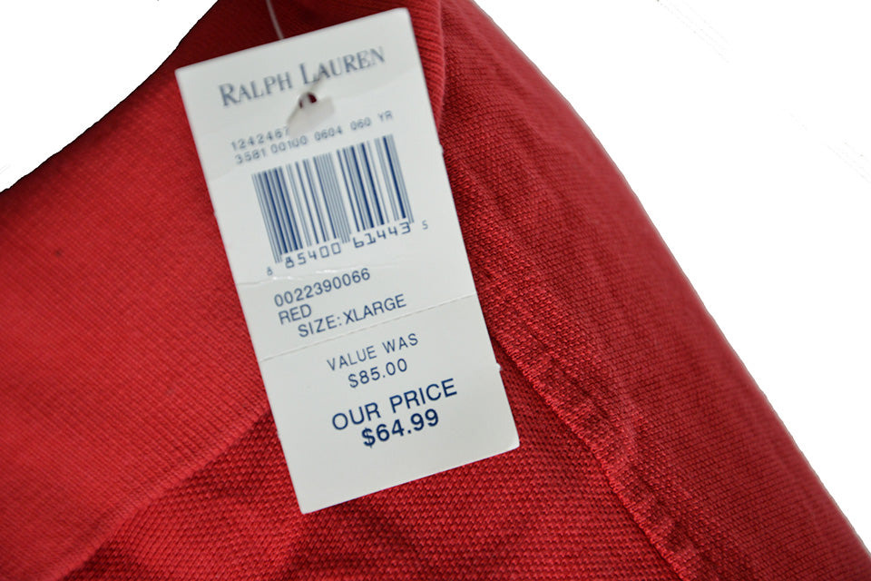 Polo RED CUSTOM FIT "RED"