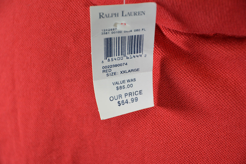 Polo RED CUSTOM FIT "RED / YELLOW"