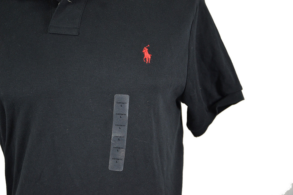 Polo RL BLACK CUSTOM FIT "BLACK"
