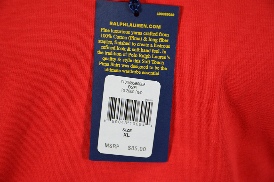 Polo PIMA SOFT TOUCH "RED"