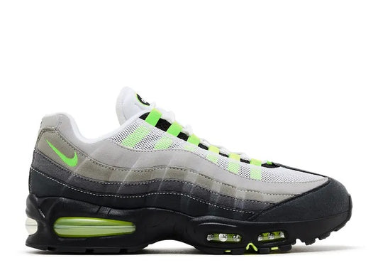 Nike Air Max 95 OG Neon 2025 Mens Sneaker Grey Suede