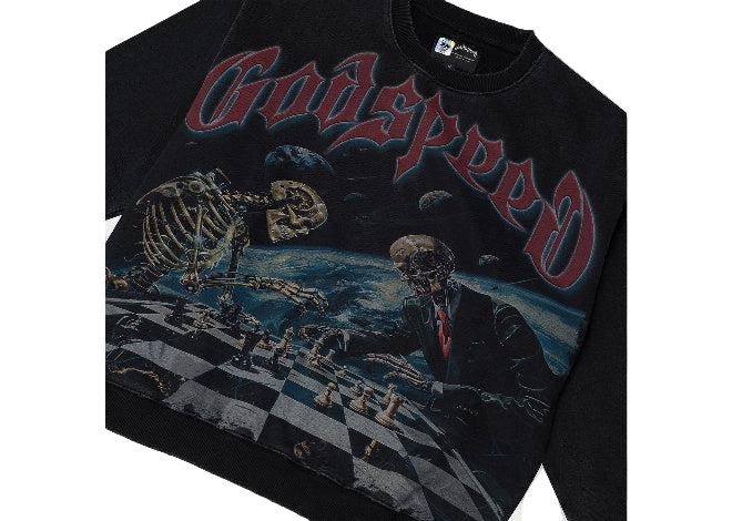 Godspeed Sweatshirt 00 'Checkmate Black' Godspeed Sweatshirt Men's Shirt