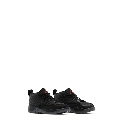 Air Jordan 12 Retro (TD) 'Black Bright Crimson Grey' sneaker, alternate view 7