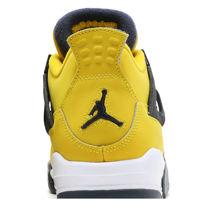 Air Jordan 4 Retro (GS) 'Tour Yellow Dark Blue Grey' sneaker, alternate view 9