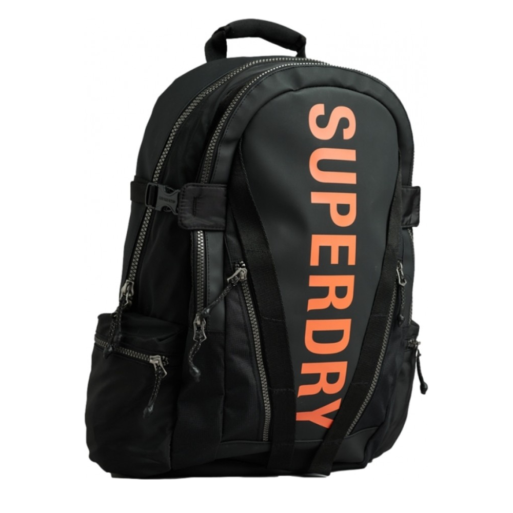Superdry Mountain Tarp Graphic Backpack 'Black', alternate view 2