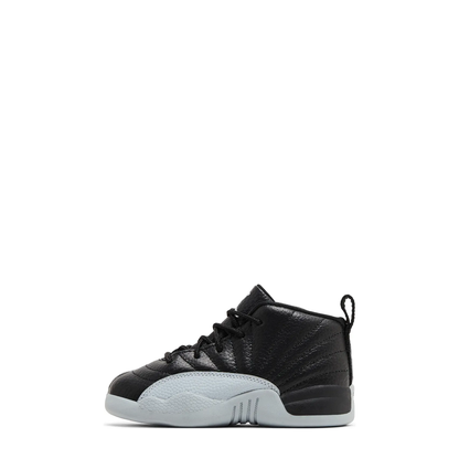 Air Jordan 12 Retro (TD) 'Black Wolf Grey White' sneaker, alternate view 7