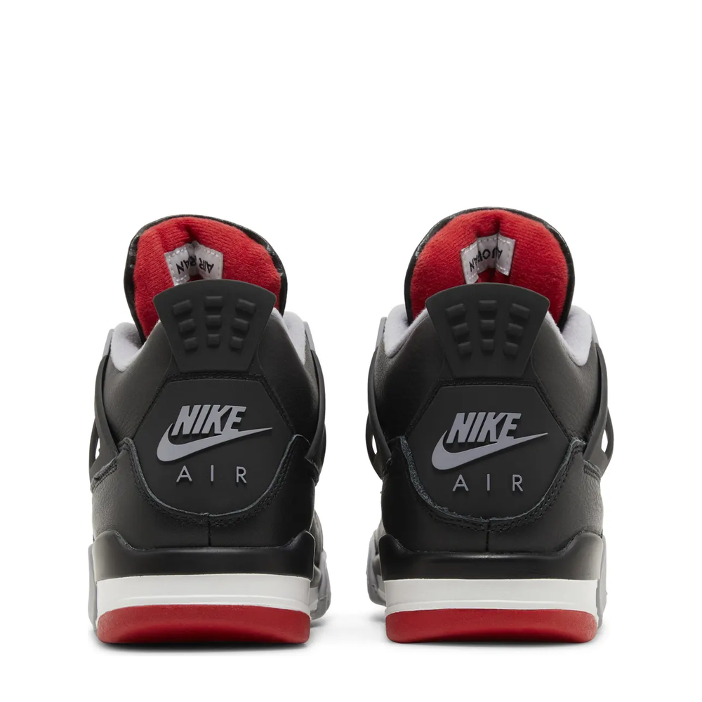 Air Jordan 4 Retro (GS) 'Black Fire Red Cement Grey' sneaker, alternate view 8
