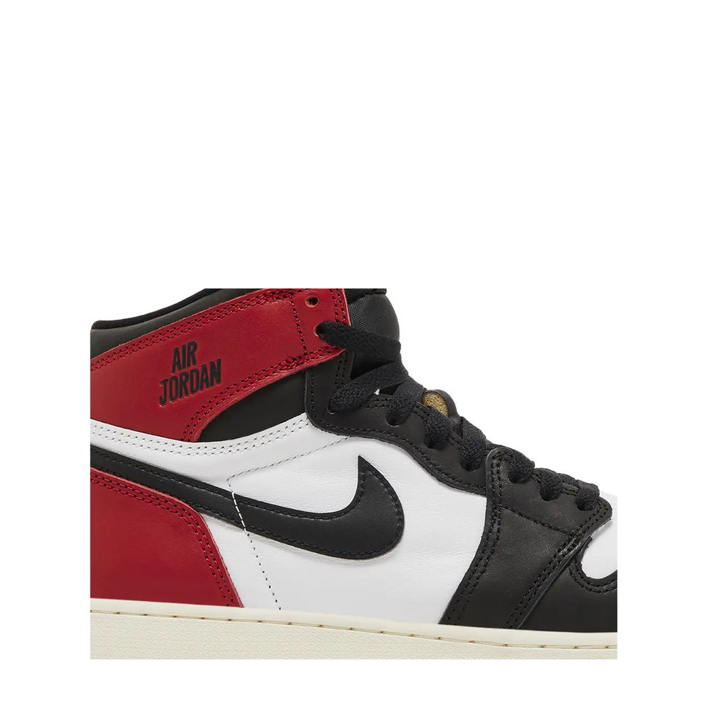 Air Jordan 1 Retro High OG (GS) 'Black Toe Reimagined' sneaker, alternate view 5