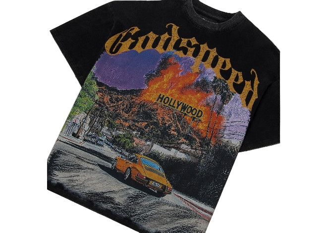 Godspeed LS 08 'Los Scandalous Layered Black' T-Shirt Men's Shirt