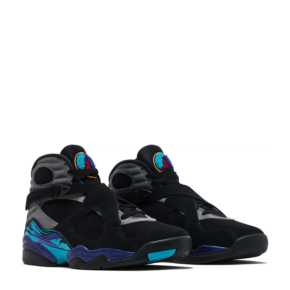 Air Jordan 8 Retro 'Aqua' sneaker, alternate view 10