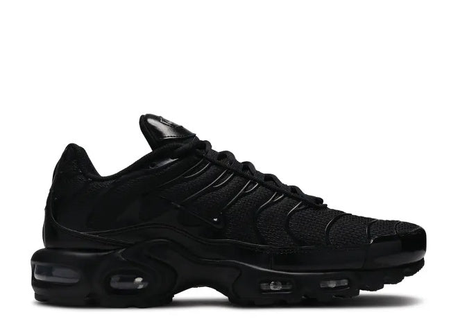 Nike Air Max Plus Triple Black Mens Performance Sneaker by Nike