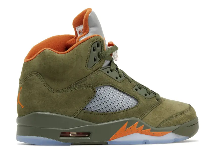 Nike Air Jordan 5 Retro 'Olive' 2024 Men’s Sneakers by Air Jordan