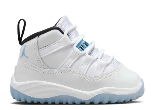Air Jordan 11 Infants white, Legend Blue & black sneaker