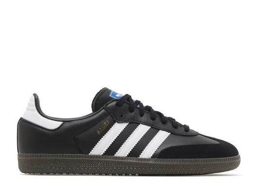 Adidas Samba OG J black white gum kids sneaker